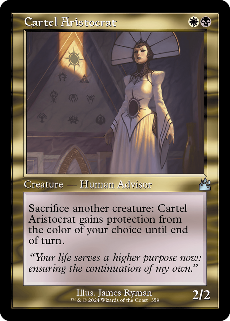 Cartel Aristocrat (Retro Frame) [Ravnica Remastered] | Card Citadel