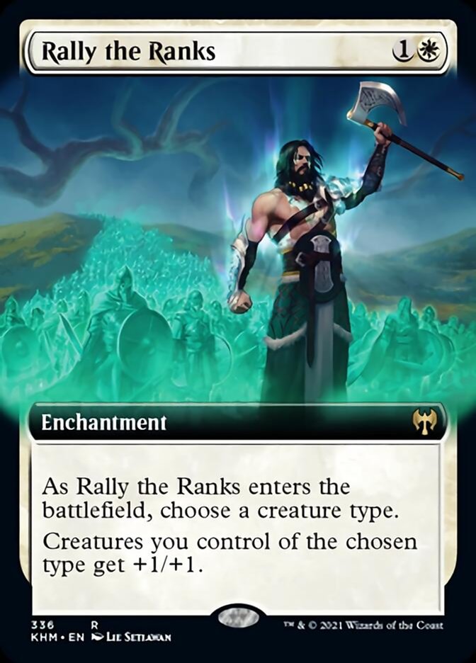 Rally the Ranks (Extended Art) [Kaldheim] | Card Citadel