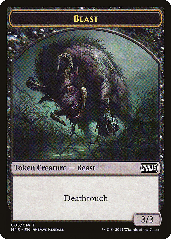 Beast (005/014) [Magic 2015 Tokens] | Card Citadel