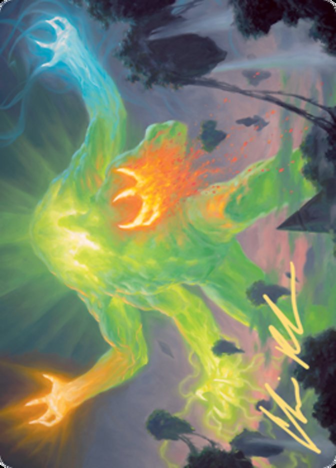 Omnath, Locus of Creation Art Card (Gold-Stamped Signature) [Zendikar Rising Art Series] | Card Citadel