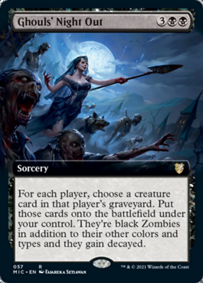 Ghouls' Night Out (Extended) [Innistrad: Midnight Hunt Commander] | Card Citadel