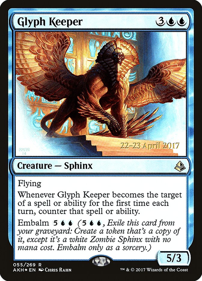Glyph Keeper (Prerelease Promo) [Amonkhet Prerelease Promos] | Card Citadel