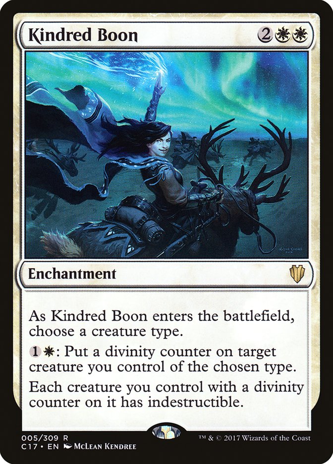 Kindred Boon [Commander 2017] | Card Citadel