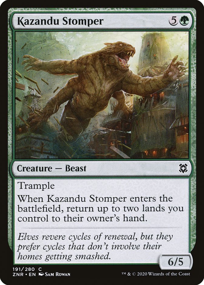 Kazandu Stomper [Zendikar Rising] | Card Citadel