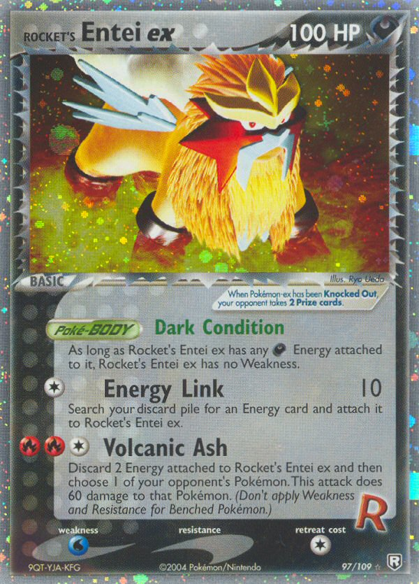 Rocket's Entei ex (97/109) [EX: Team Rocket Returns] | Card Citadel