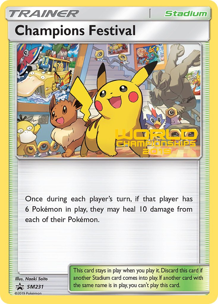 Champions Festival (SM231) (Semi Finalist 2019) [Sun & Moon: Black Star Promos] | Card Citadel