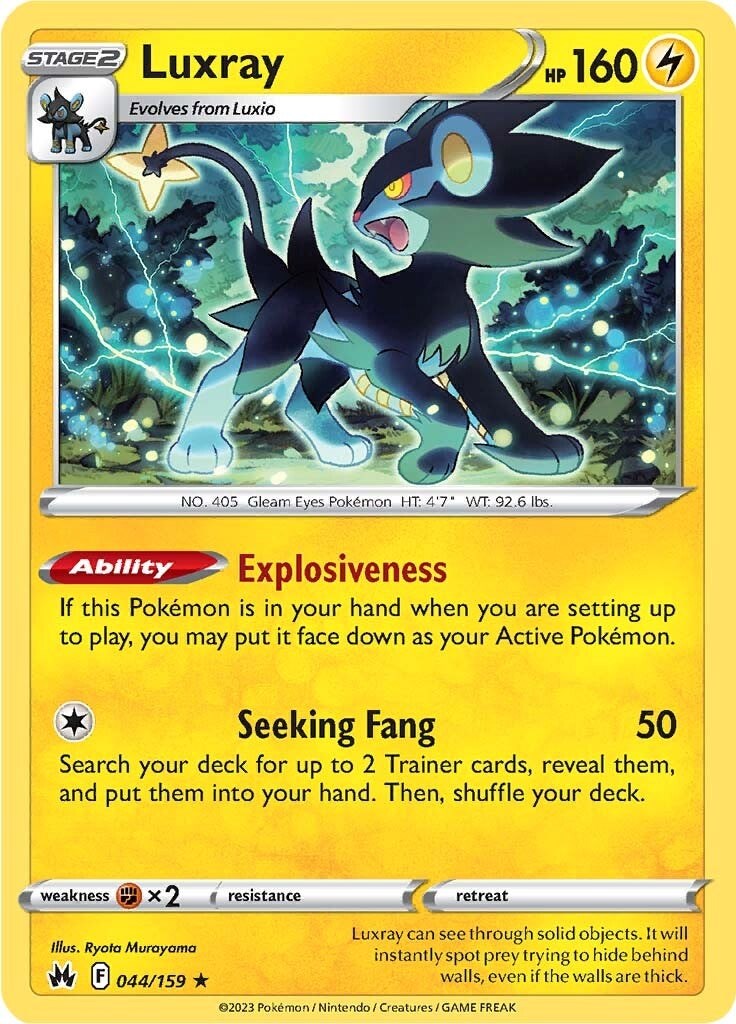 Luxray (044/159) (44) [Sword & Shield: Crown Zenith] | Card Citadel