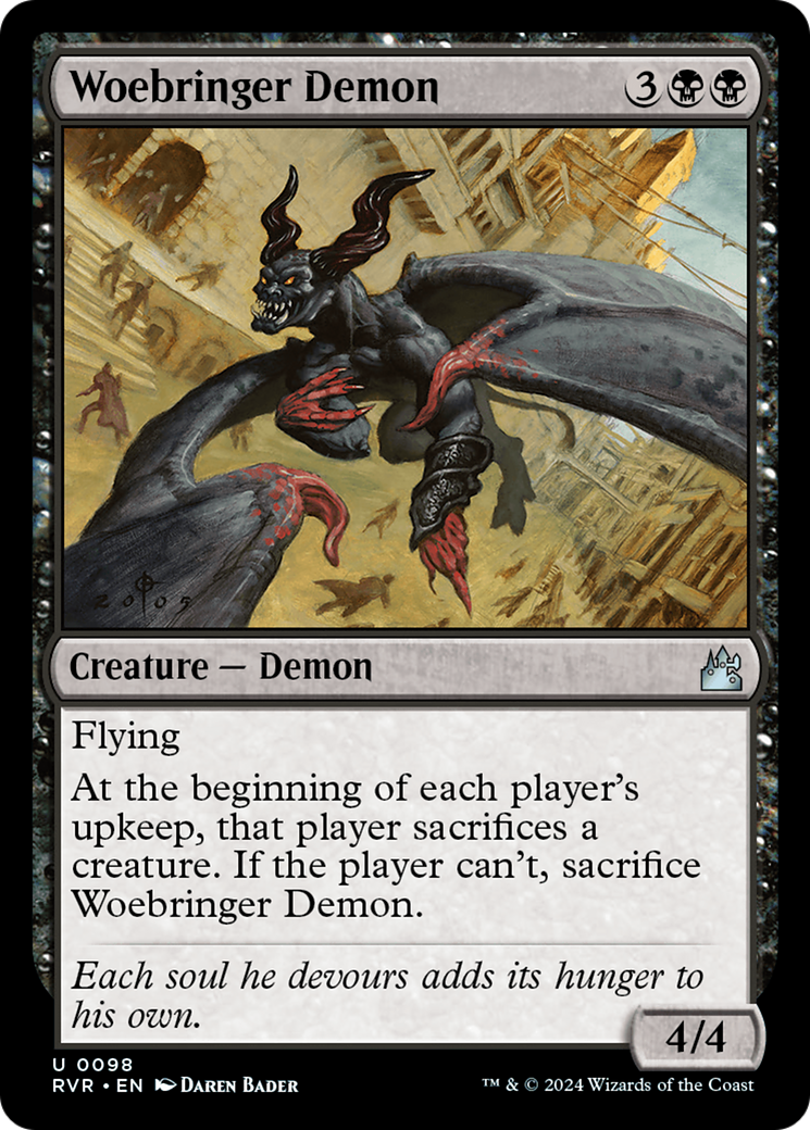 Woebringer Demon [Ravnica Remastered] | Card Citadel