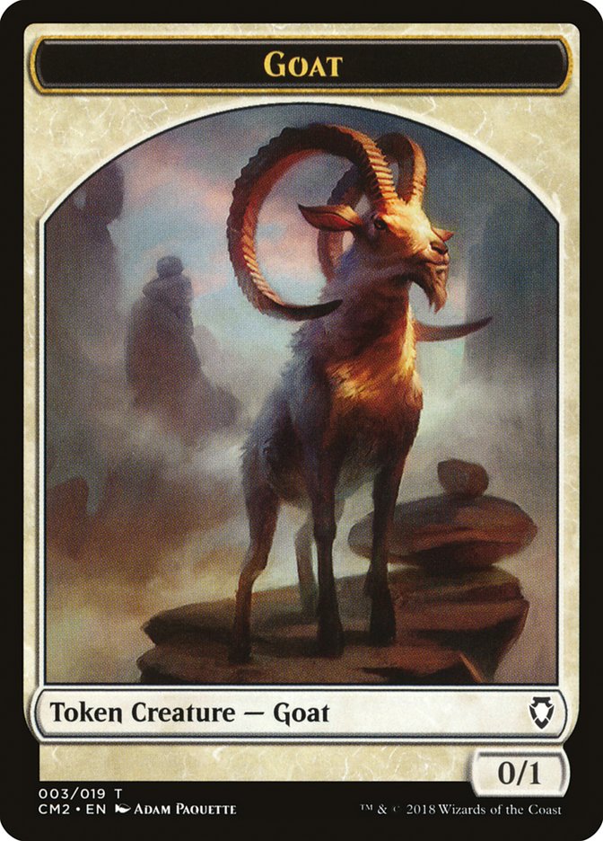 Goat Token [Commander Anthology Volume II Tokens] | Card Citadel