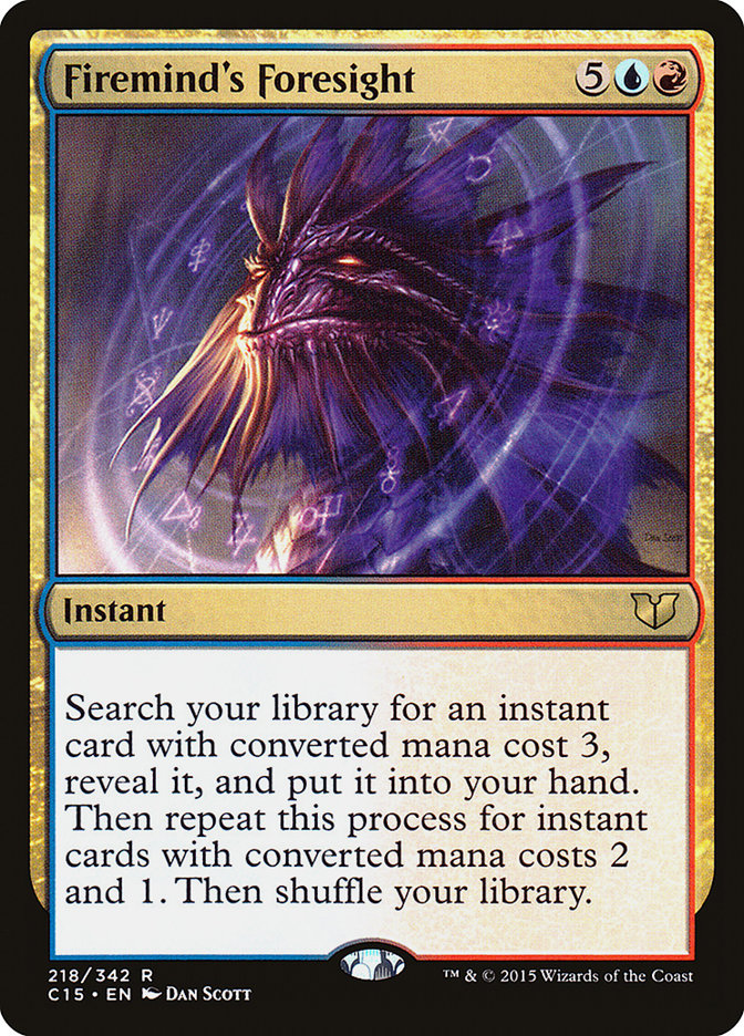 Firemind's Foresight [Commander 2015] | Card Citadel