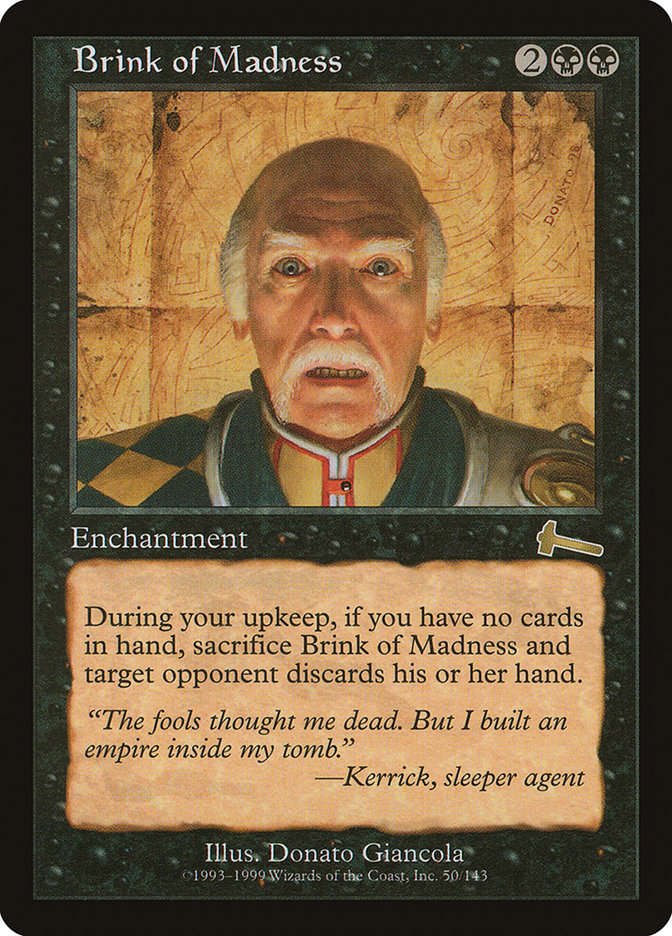 Brink of Madness [Urza's Legacy] | Card Citadel