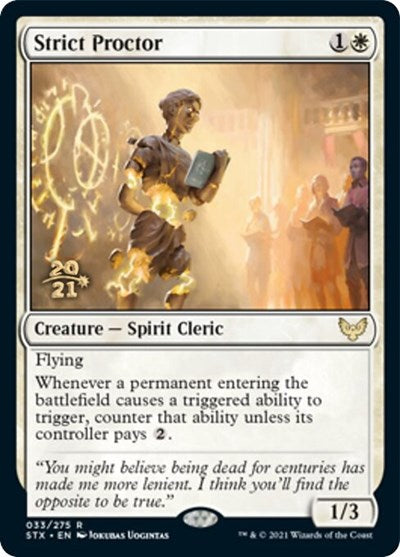 Strict Proctor [Strixhaven: School of Mages Prerelease Promos] | Card Citadel