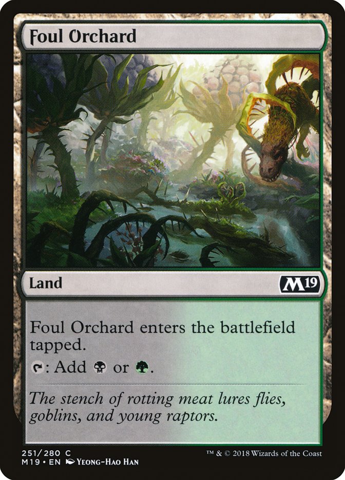 Foul Orchard [Core Set 2019] | Card Citadel