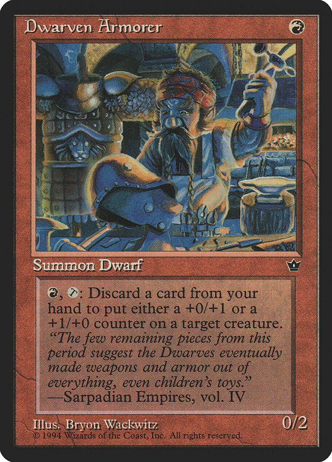 Dwarven Armorer [Fallen Empires] | Card Citadel