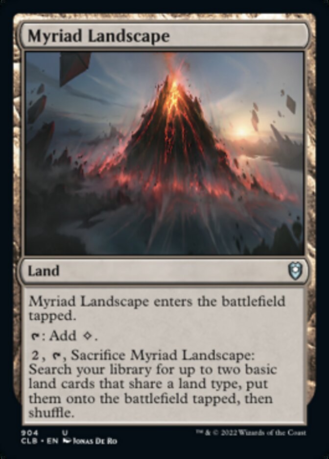 Myriad Landscape [Commander Legends: Battle for Baldur's Gate] | Card Citadel