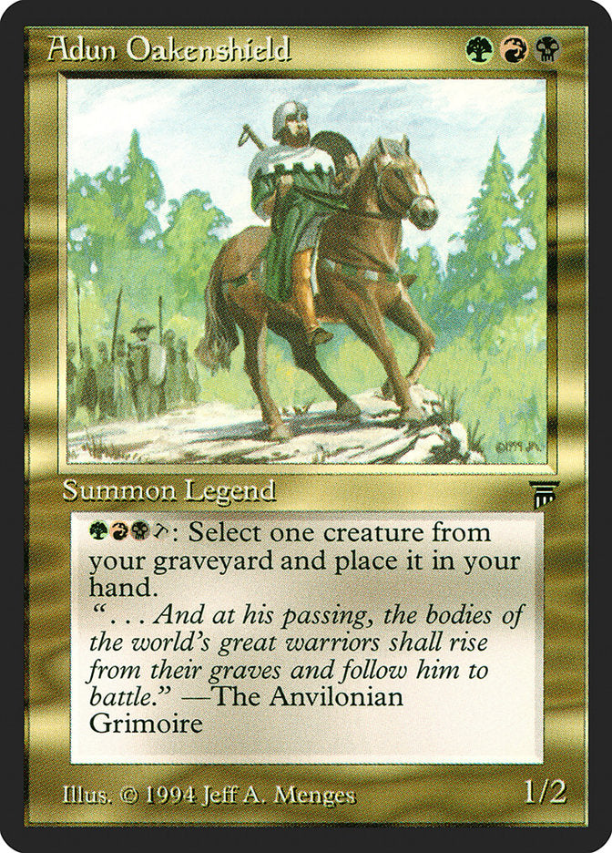 Adun Oakenshield [Legends] | Card Citadel