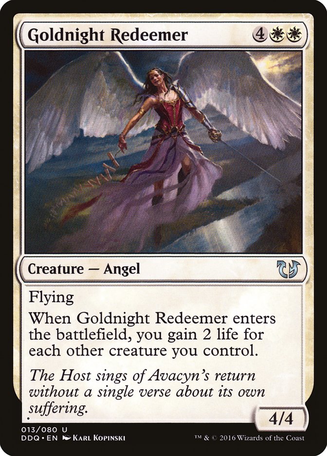 Goldnight Redeemer [Duel Decks: Blessed vs. Cursed] | Card Citadel