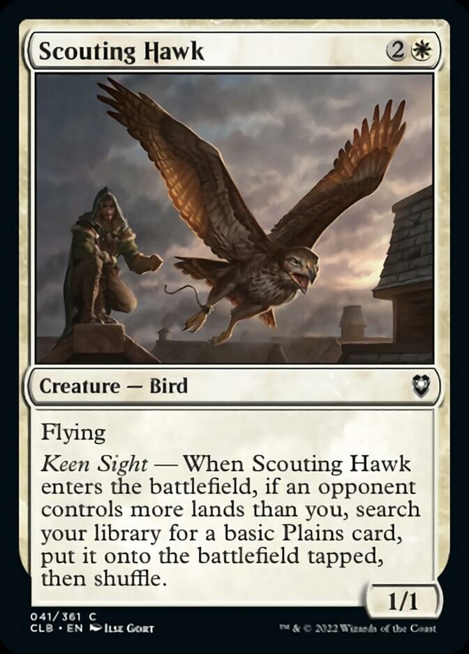 Scouting Hawk [Commander Legends: Battle for Baldur's Gate] | Card Citadel