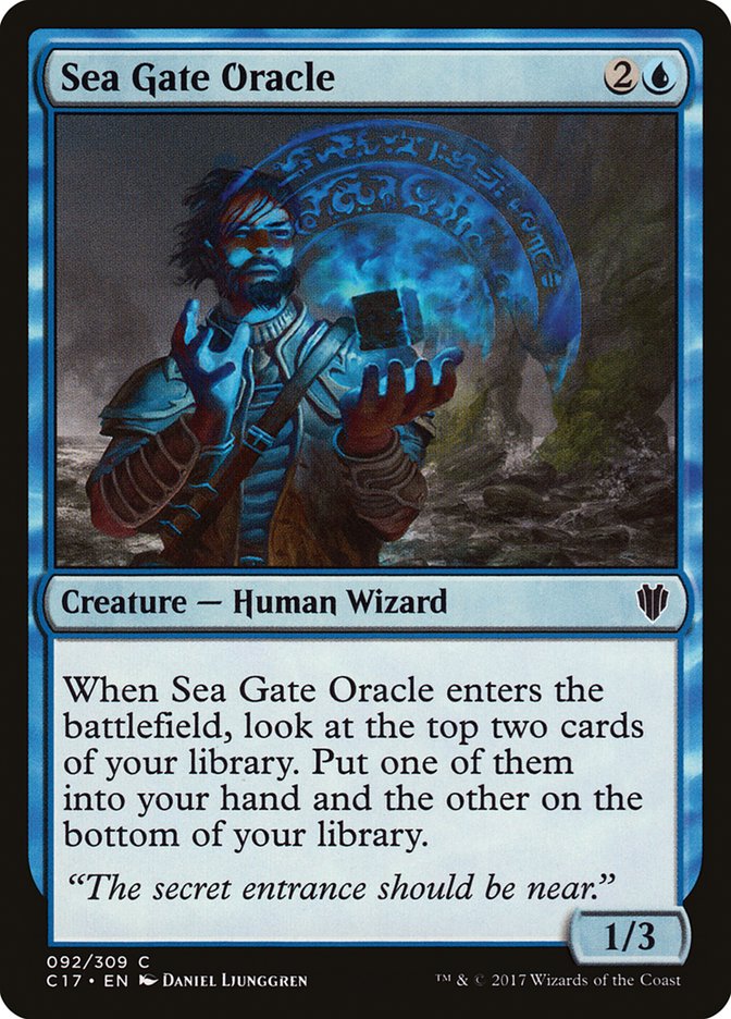 Sea Gate Oracle [Commander 2017] | Card Citadel