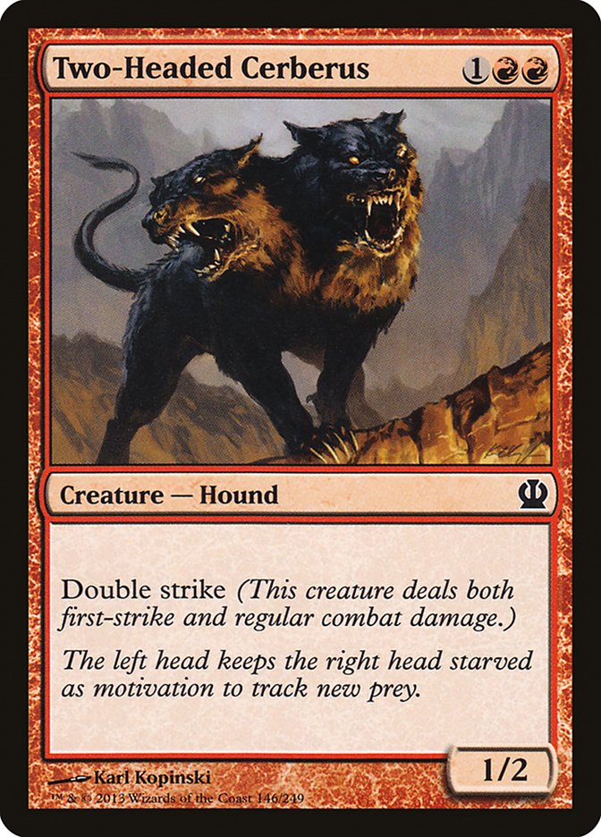 Two-Headed Cerberus [Theros] | Card Citadel