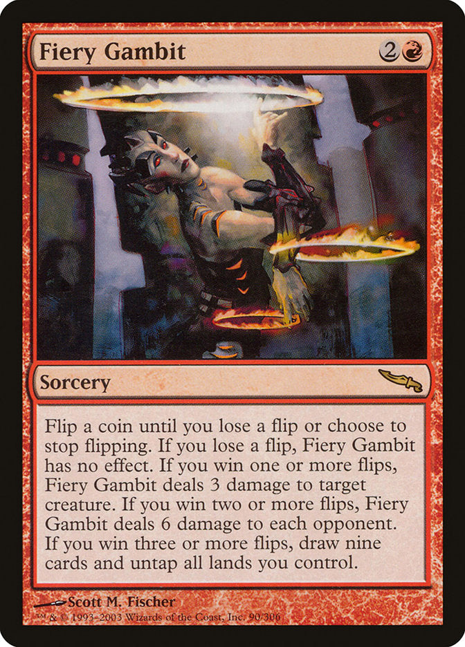 Fiery Gambit [Mirrodin] | Card Citadel