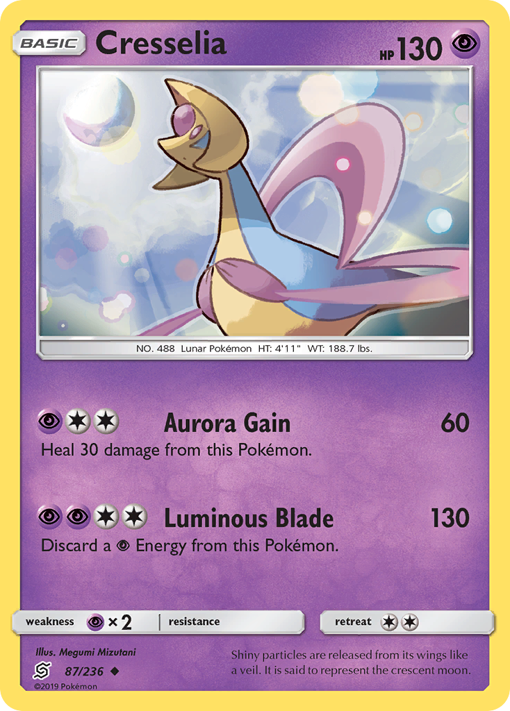 Cresselia (87/236) [Sun & Moon: Unified Minds] | Card Citadel