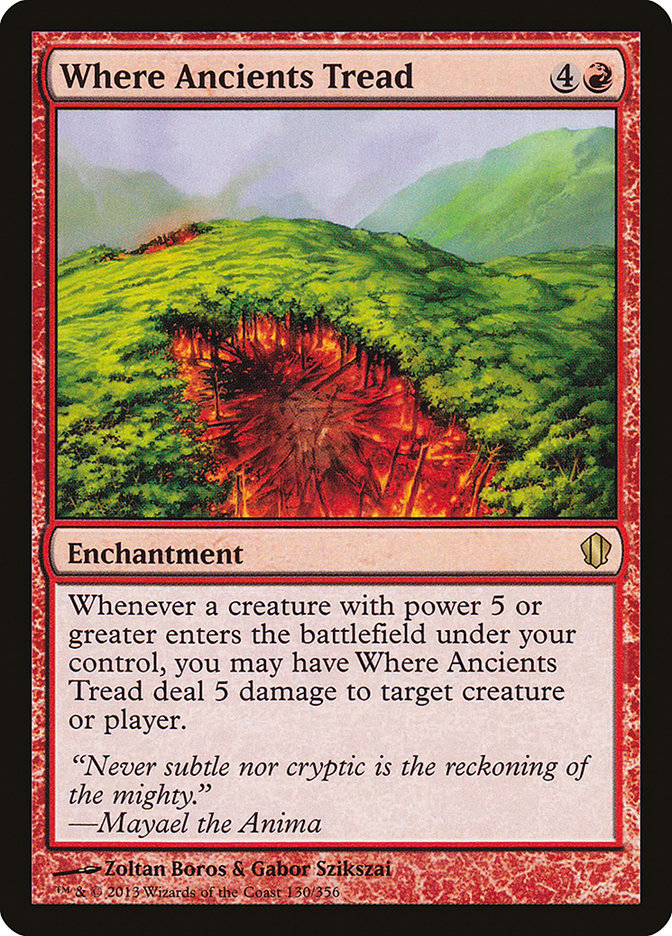 Where Ancients Tread [Commander 2013] | Card Citadel