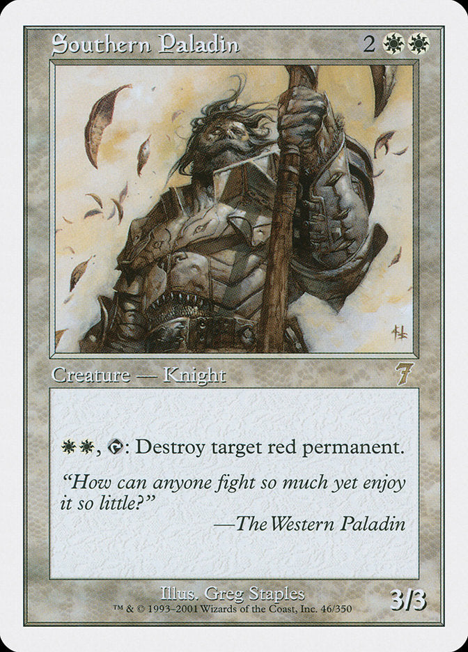 Southern Paladin [Seventh Edition] | Card Citadel