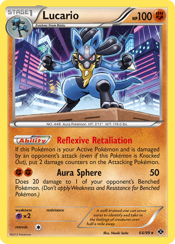 Lucario (64/99) [Black & White: Next Destinies] | Card Citadel