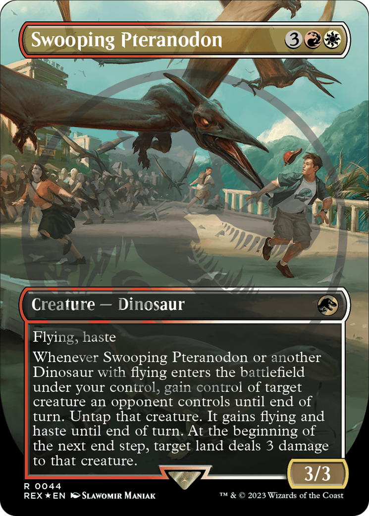 Swooping Pteranodon Emblem (Borderless) [Jurassic World Collection Tokens] | Card Citadel