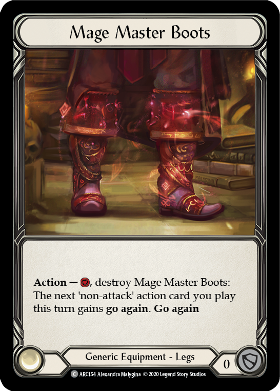 Mage Master Boots [ARC154] Unlimited Normal | Card Citadel