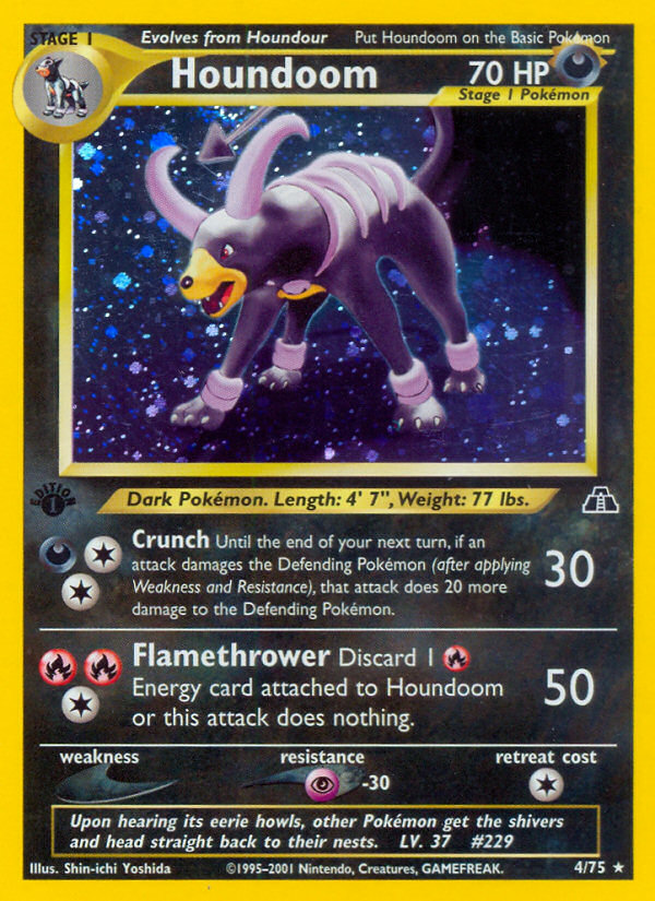 Houndoom (4/75) [Neo Discovery 1st Edition] | Card Citadel