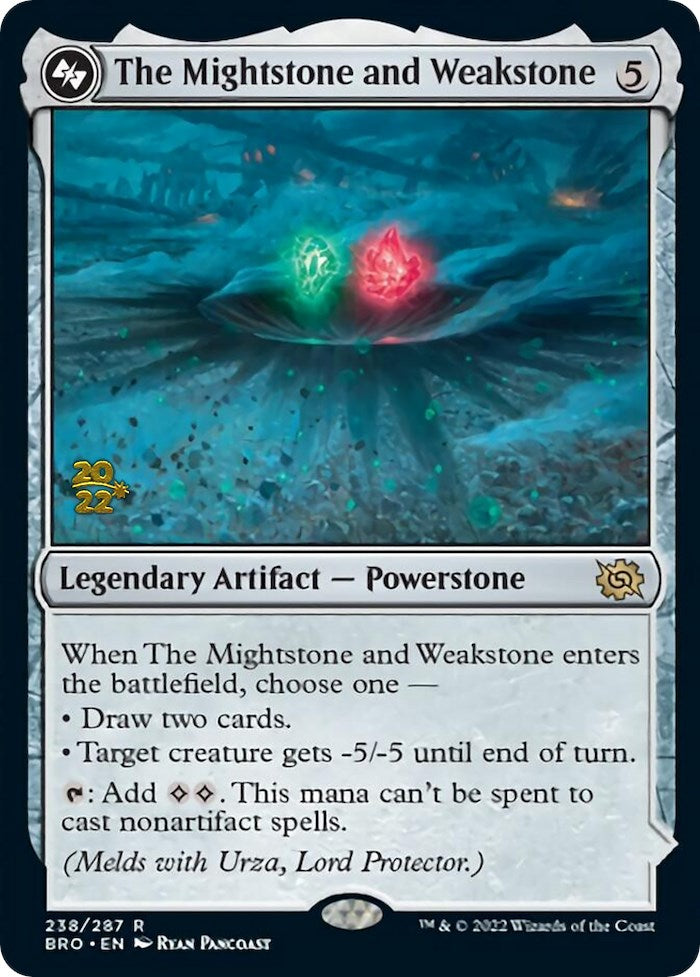 The Mightstone and Weakstone [The Brothers' War: Prerelease Promos] | Card Citadel