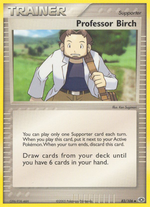 Professor Birch (82/106) [EX: Emerald] | Card Citadel