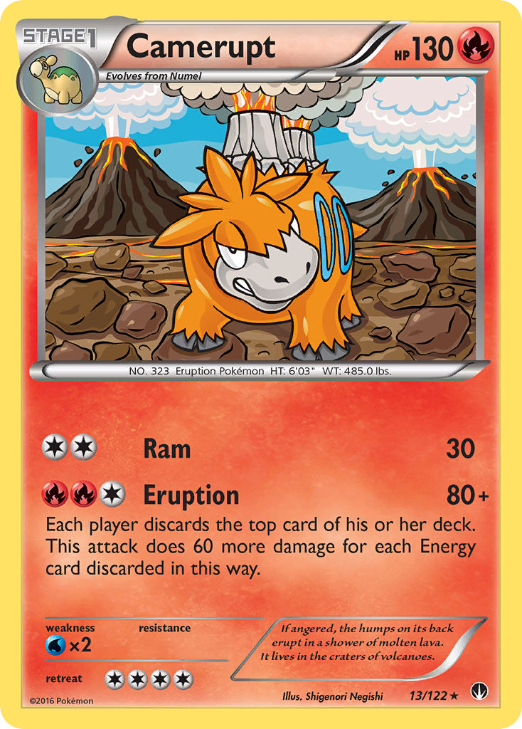 Camerupt (13/122) [XY: BREAKpoint] | Card Citadel