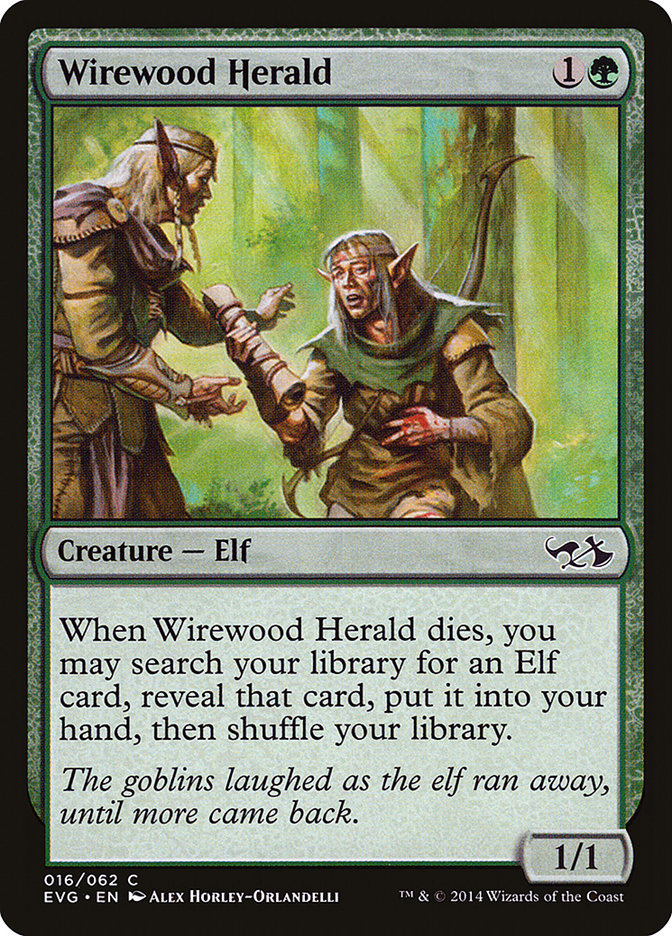 Wirewood Herald (Elves vs. Goblins) [Duel Decks Anthology] | Card Citadel