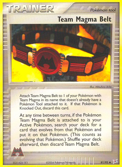 Team Magma Belt (81/95) [EX: Team Magma vs Team Aqua] | Card Citadel