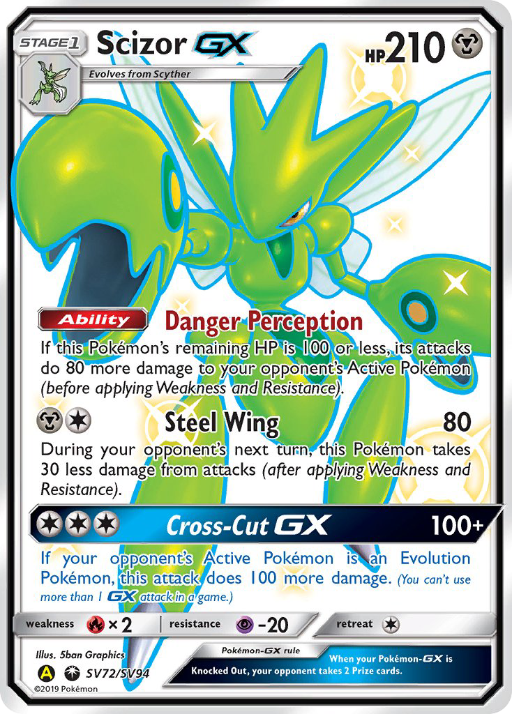 Scizor GX (SV72/SV94) [Sun & Moon: Hidden Fates - Shiny Vault] | Card Citadel