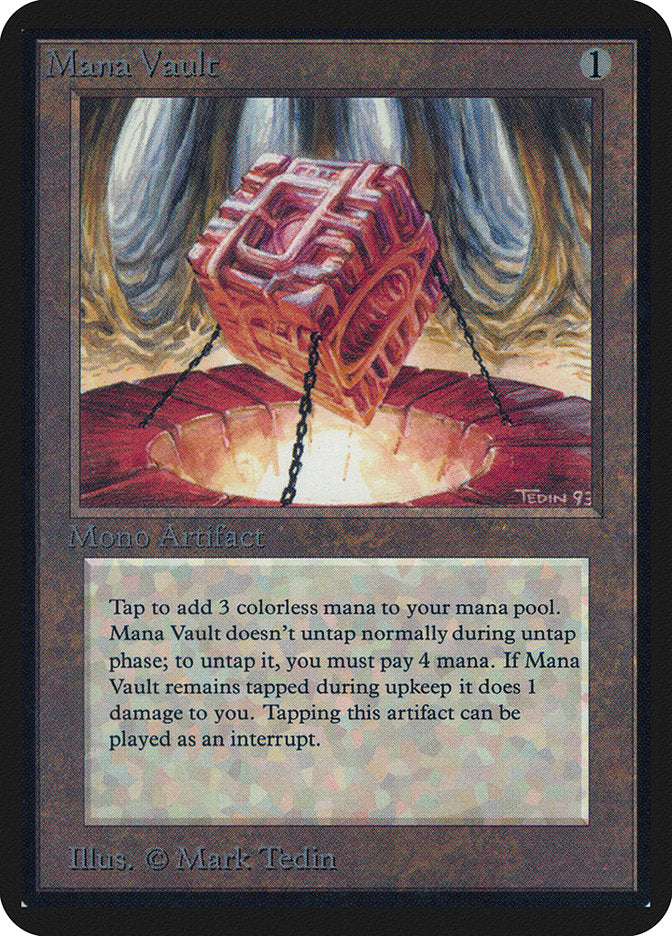 Mana Vault [Limited Edition Alpha] | Card Citadel