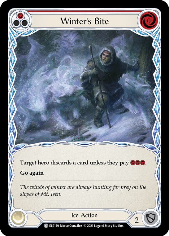 Winter's Bite (Red) [ELE169] (Tales of Aria)  1st Edition Normal | Card Citadel