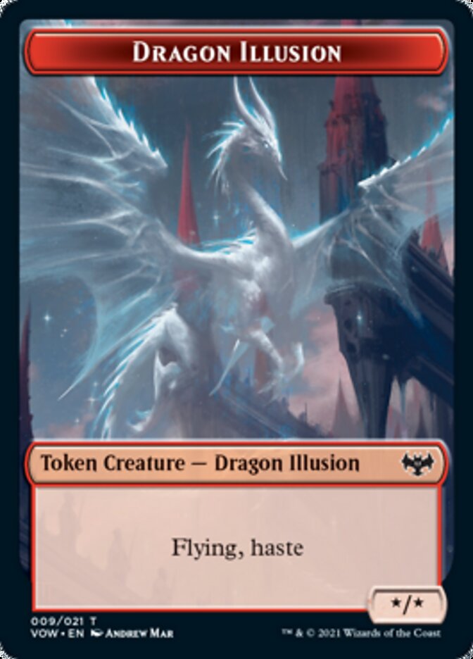 Dragon Illusion Token [Innistrad: Crimson Vow Tokens] | Card Citadel