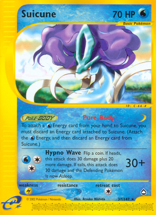 Suicune (37/147) [Aquapolis] | Card Citadel