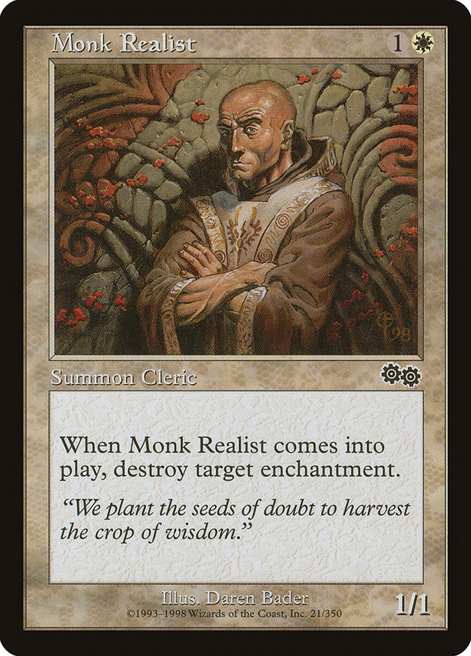 Monk Realist [Urza's Saga] | Card Citadel