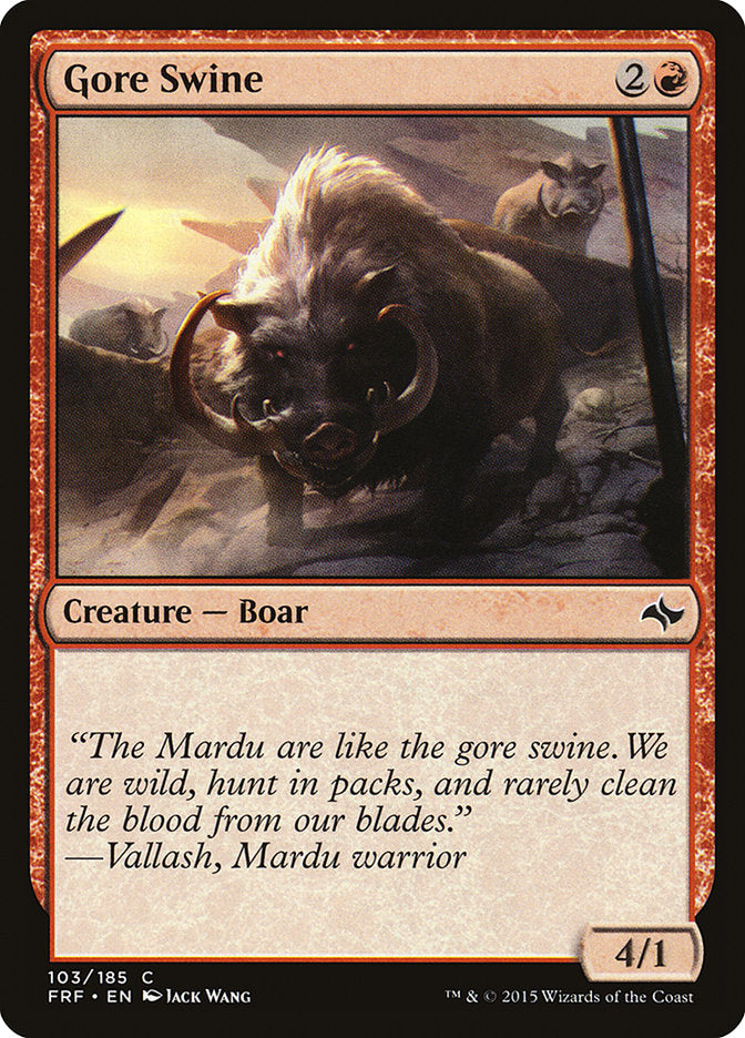 Gore Swine [Fate Reforged] | Card Citadel