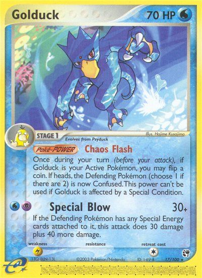 Golduck (17/100) [EX: Sandstorm] | Card Citadel