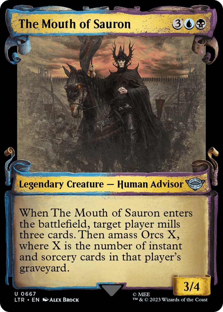 The Mouth of Sauron [The Lord of the Rings: Tales of Middle-Earth Showcase Scrolls] | Card Citadel