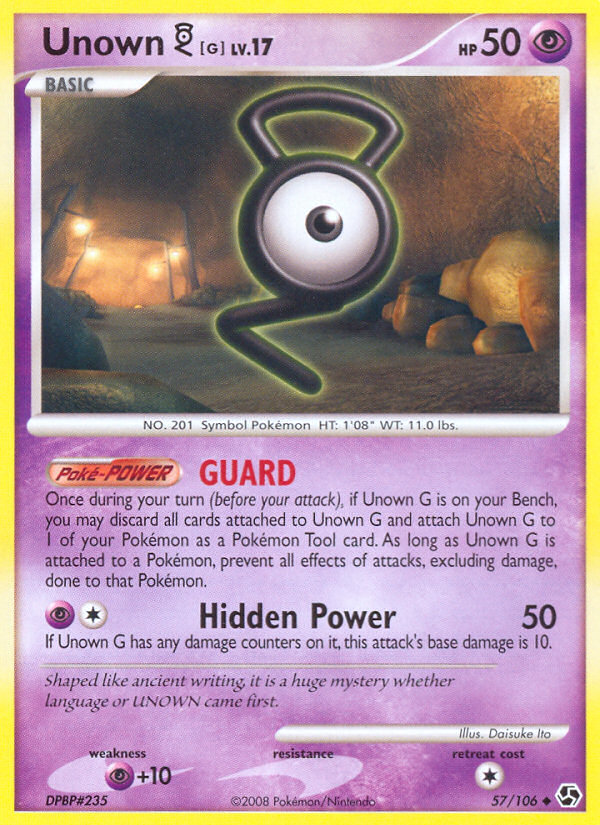 Unown G (57/106) [Diamond & Pearl: Great Encounters] | Card Citadel