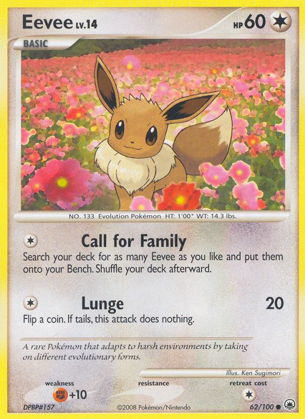 Eevee (62/100) [Diamond & Pearl: Majestic Dawn] | Card Citadel