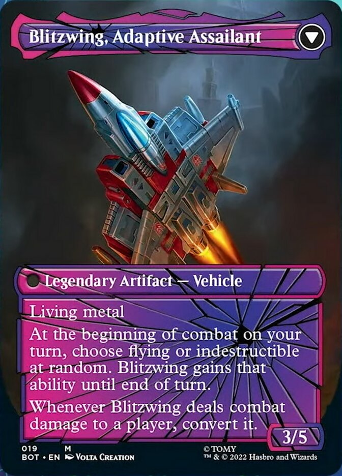 Blitzwing, Cruel Tormentor // Blitzwing, Adaptive Assailant (Shattered Glass) [Universes Beyond: Transformers] | Card Citadel