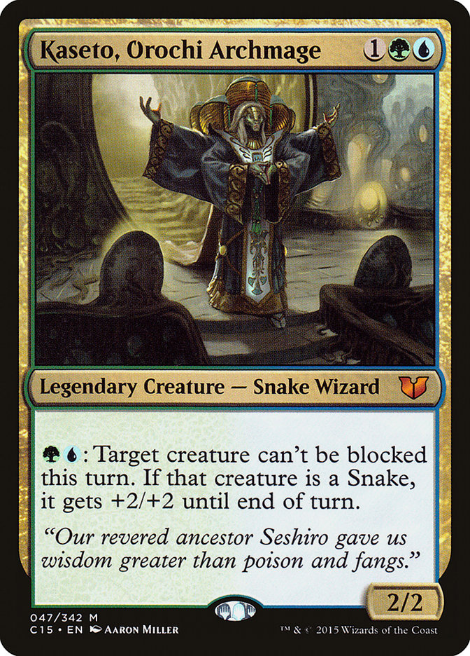 Kaseto, Orochi Archmage [Commander 2015] | Card Citadel